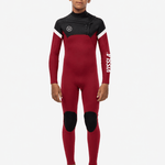 Vissla 7 Seas Boys Raditude 3/2 Full Suit Chest Zip, Rusty Red - Stoke Outlets