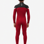 Vissla 7 Seas Boys Raditude 3/2 Full Suit Chest Zip, Rusty Red - Stoke Outlets