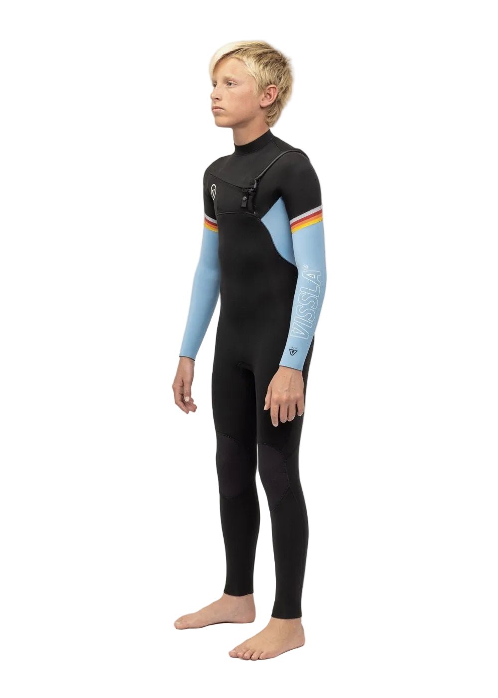 VISSLA 7 SEAS BOYS RADITUDE 4-3 FULL CHEST ZIP-BLB - Stoke Outlets