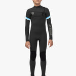 Vissla 7 Seas Boys Raditude 4-3 Full Chest Zip Wetsuit - Stoke Outlets