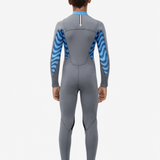 Vissla 7 Seas Boys Shredder 3/2 Full Suit Chest Zip, Grey - Stoke Outlets