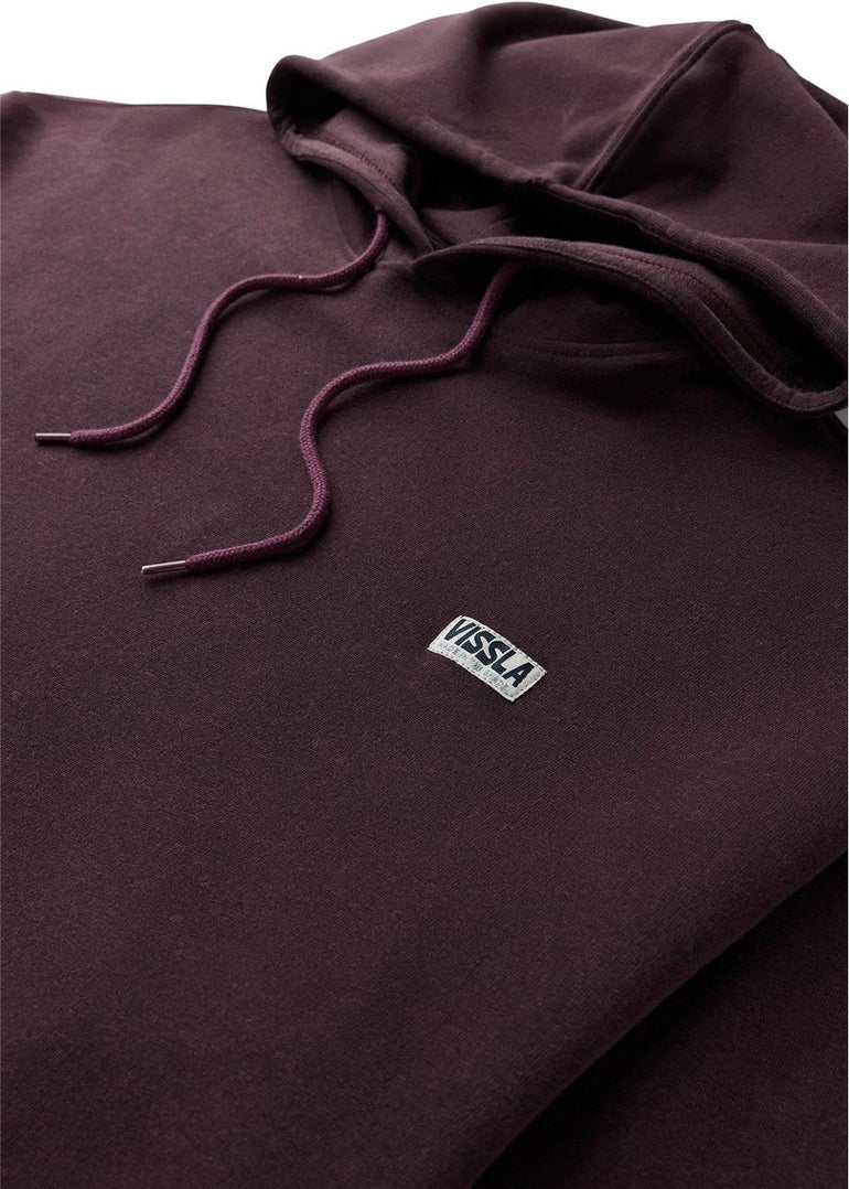 Vissla Acid Drop Oversized Eco Pull Over Hoodie Fleece - BUR - Stoke Outlets