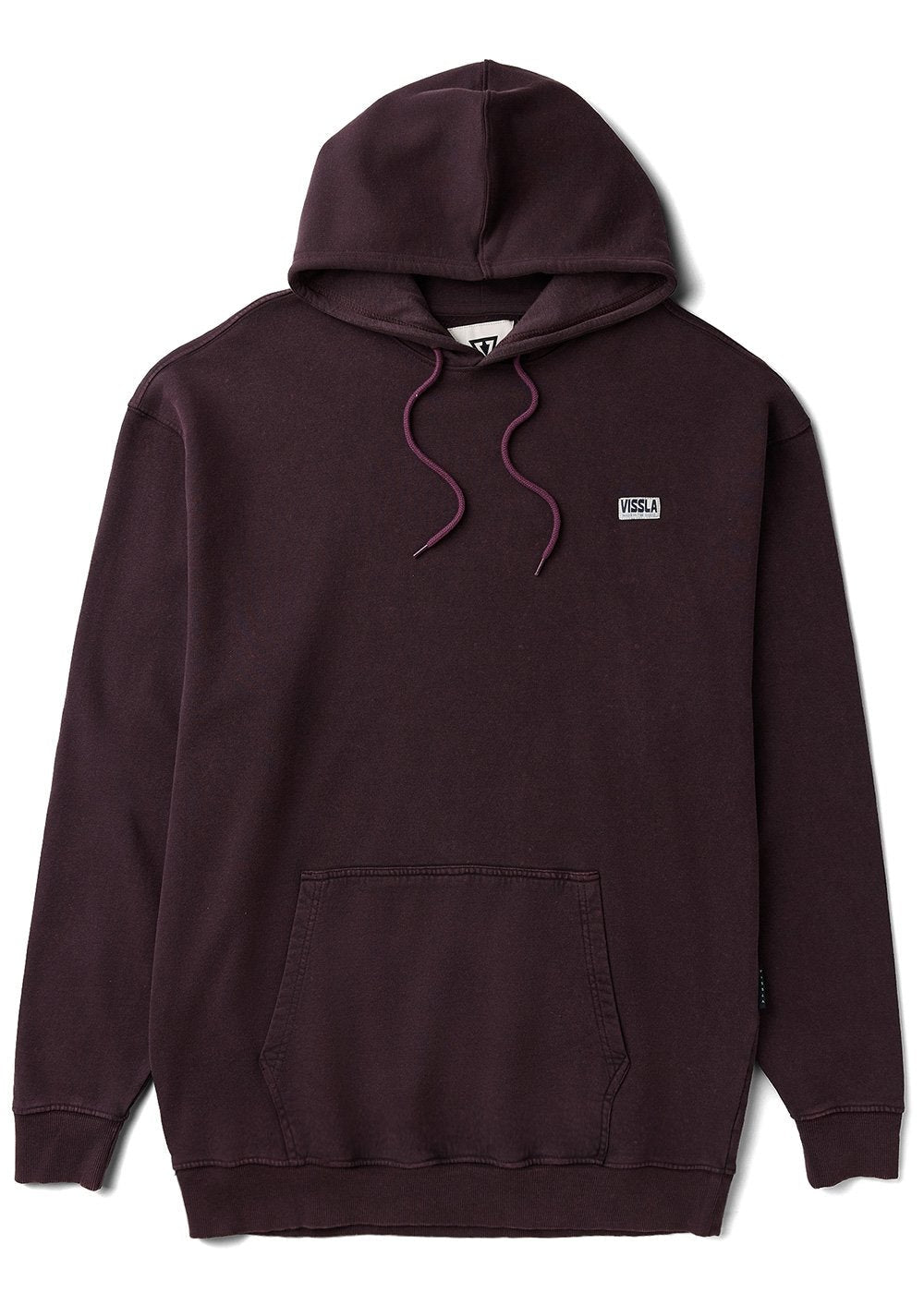 Vissla Acid Drop Oversized Eco Pull Over Hoodie Fleece - BUR - Stoke Outlets