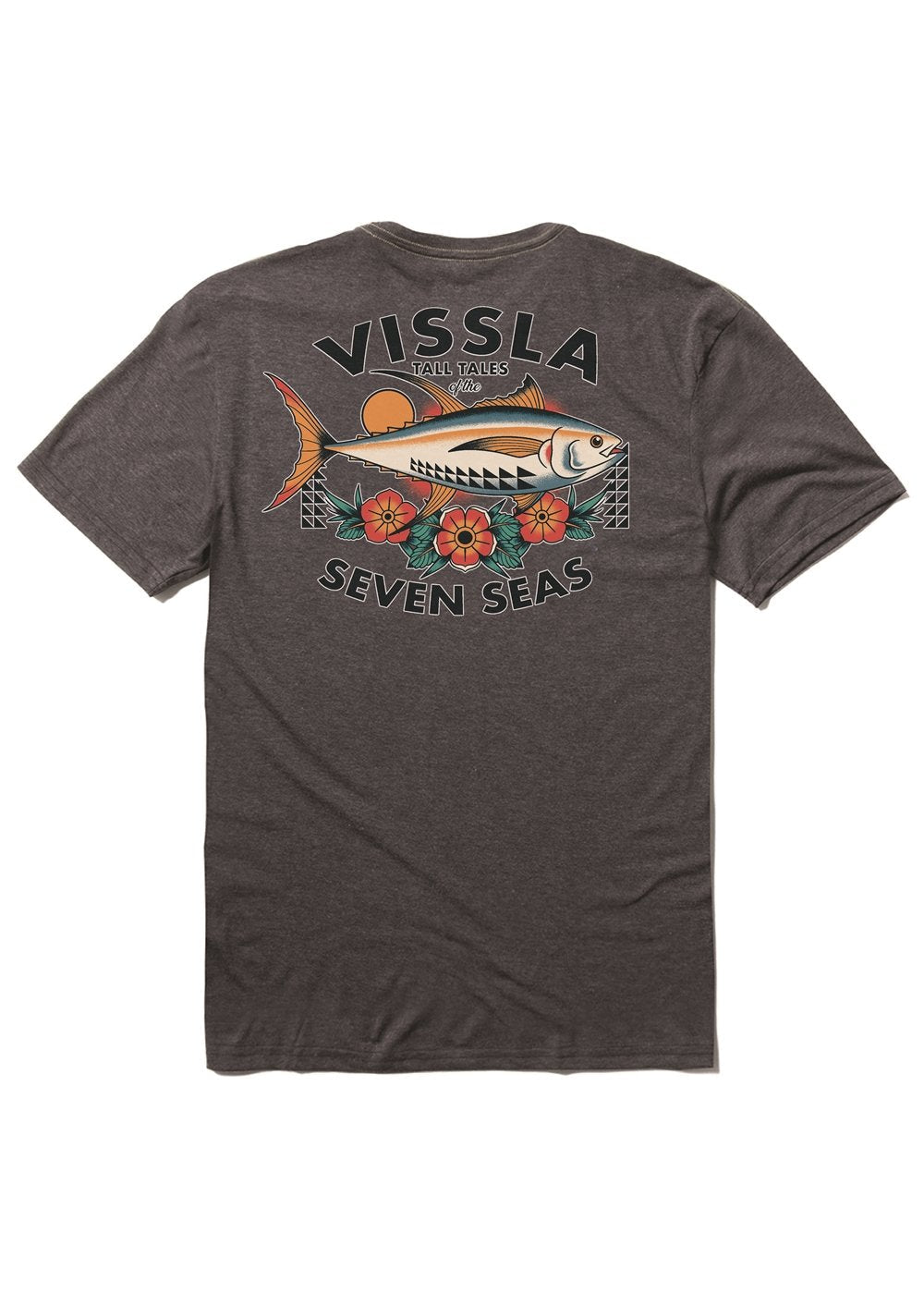 Vissla Ahi Comp Lite Eco Drirelease Tee-BLH - Stoke Outlets