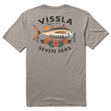 Vissla Ahi Comp Lite Eco Drirelease Tee-GRH - Stoke Outlets
