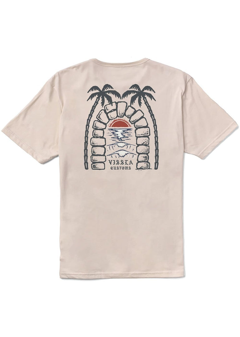 Vissla Archwaves Organic Tee - BON - Stoke Outlets