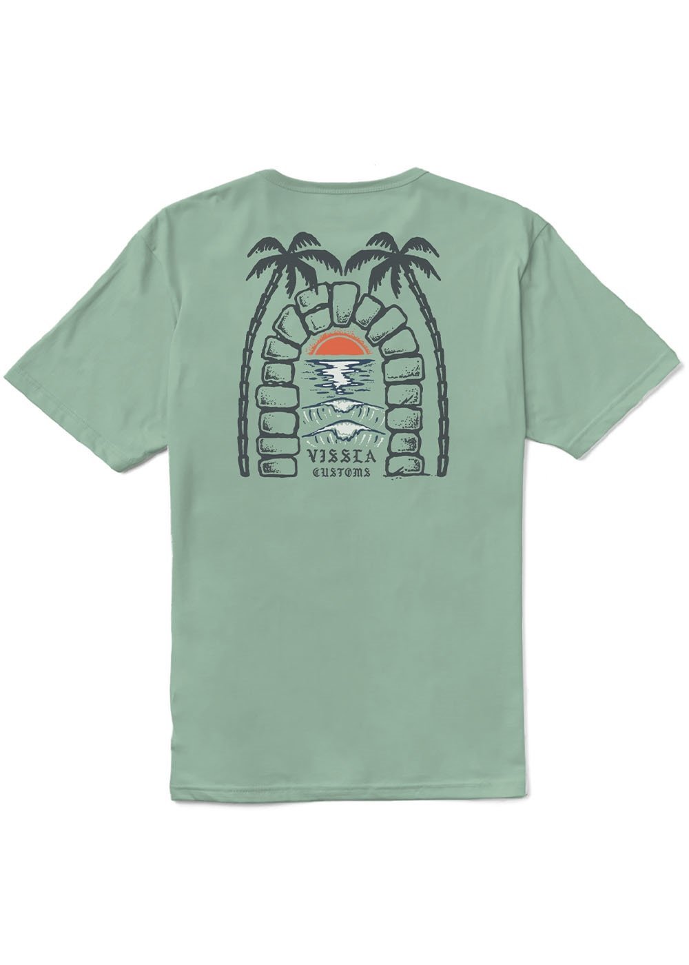 Vissla Archwaves Organic Tee - JDE - Stoke Outlets