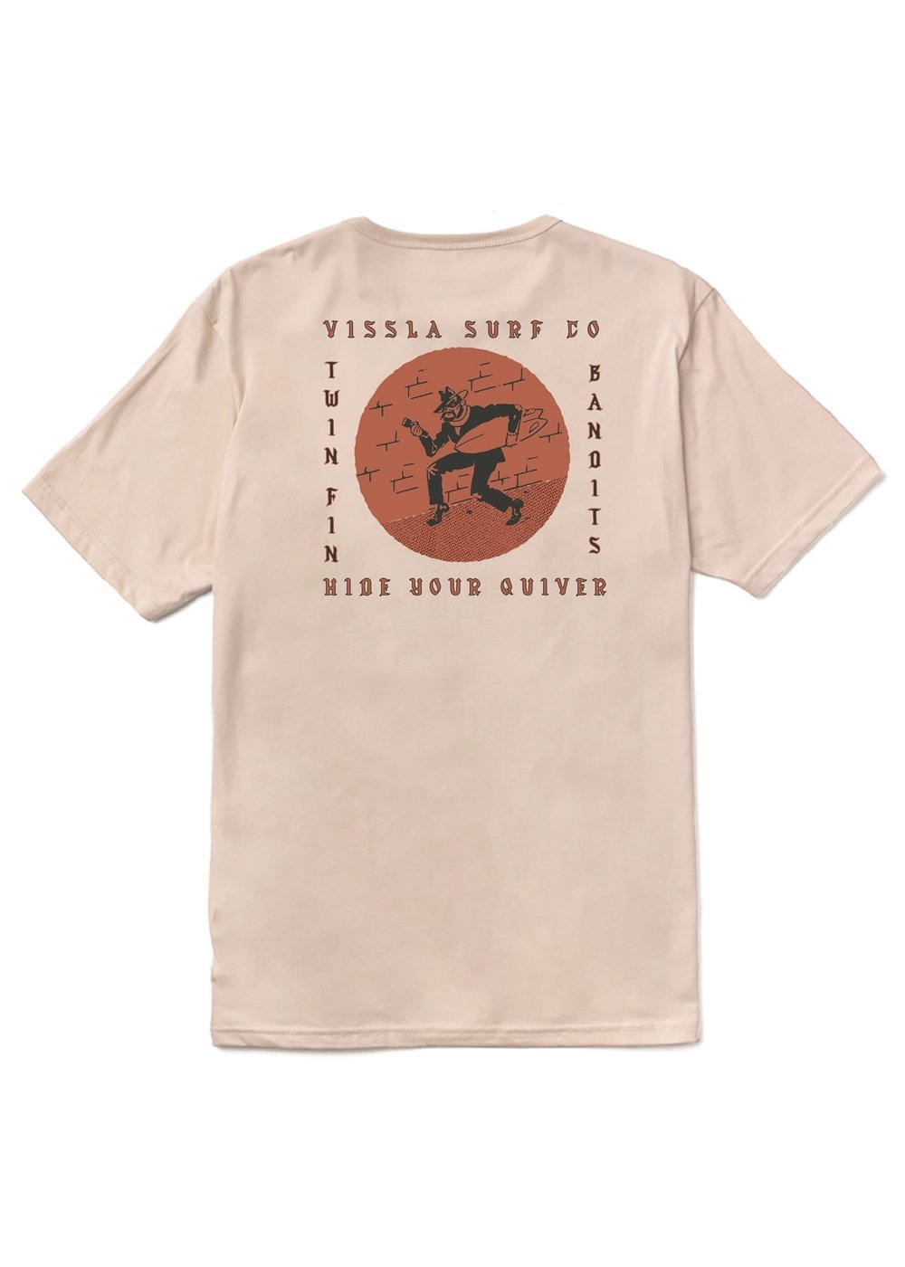 Vissla Bandit Organic Tee-BON - Stoke Outlets