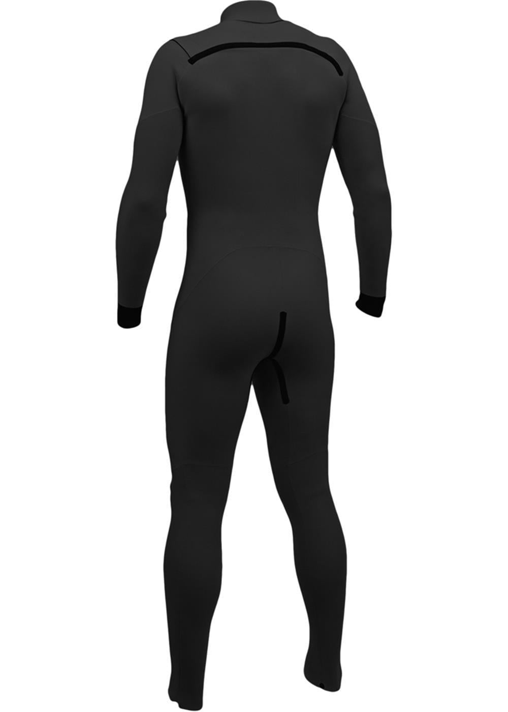 VISSLA BEWET CHIBA 3-2 FULL CHEST ZIP-BLK - Stoke Outlets