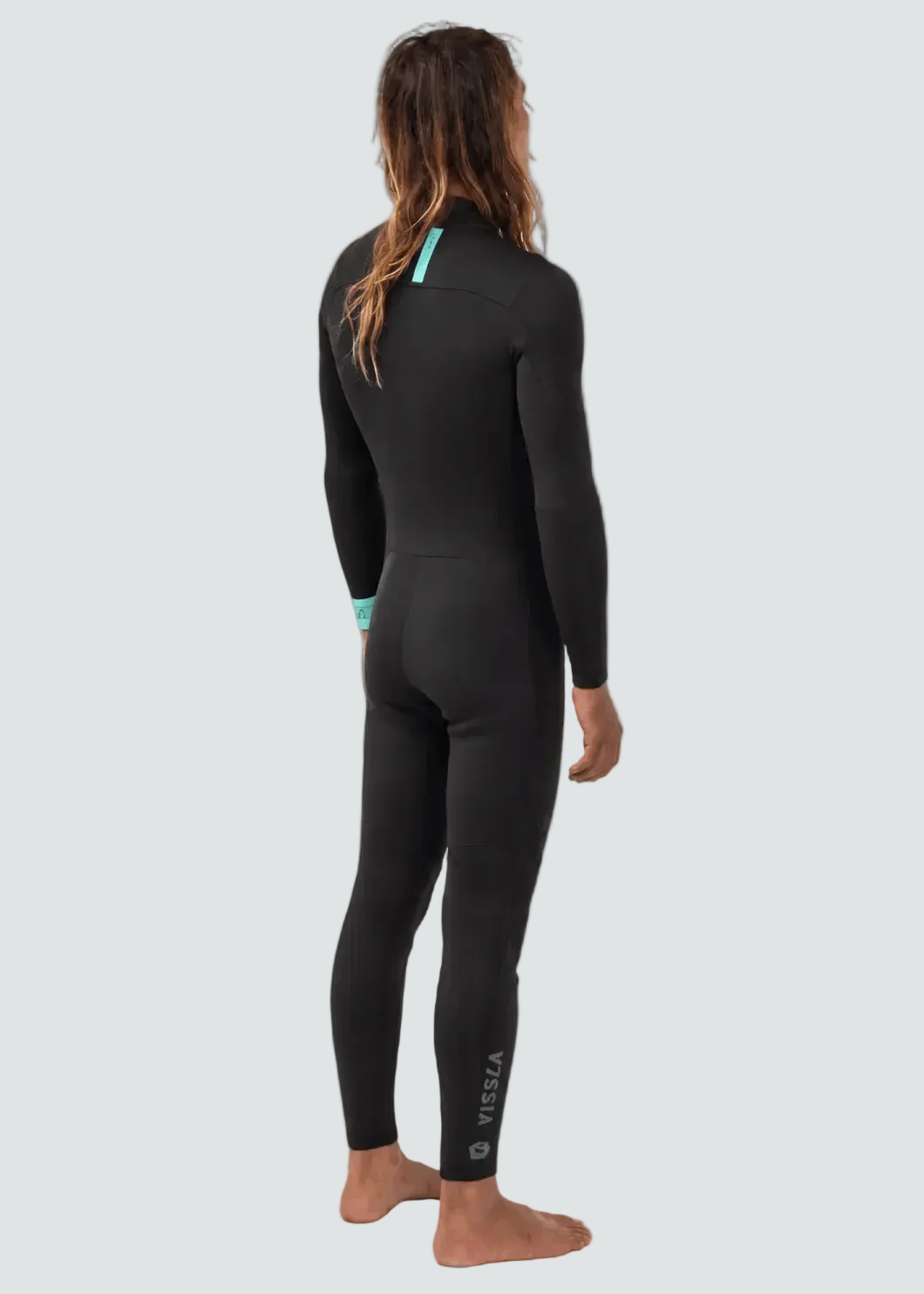 Vissla Bewet Chiba 3-2 Full Chest Zip Full Wetsuit, Black - Stoke Outlets