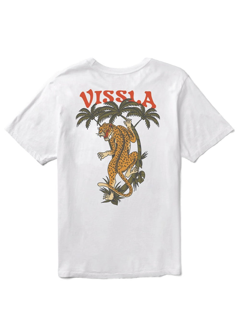 Vissla Big Cat Boys Tee - WHT - Stoke Outlets