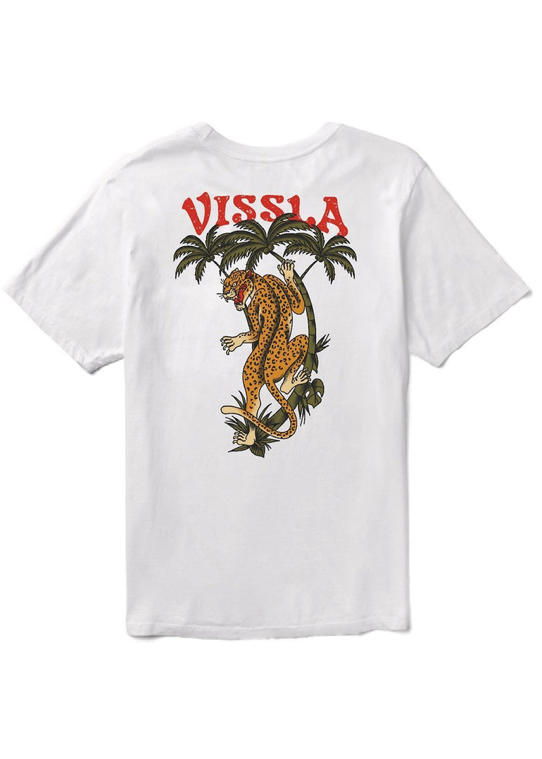 Vissla Big Cat Kids Tee - WHT - Stoke Outlets