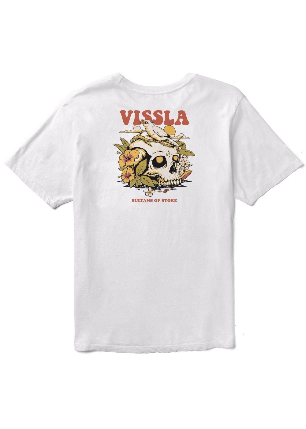 Vissla Bird Brain Boys Tee - WHT - Stoke Outlets