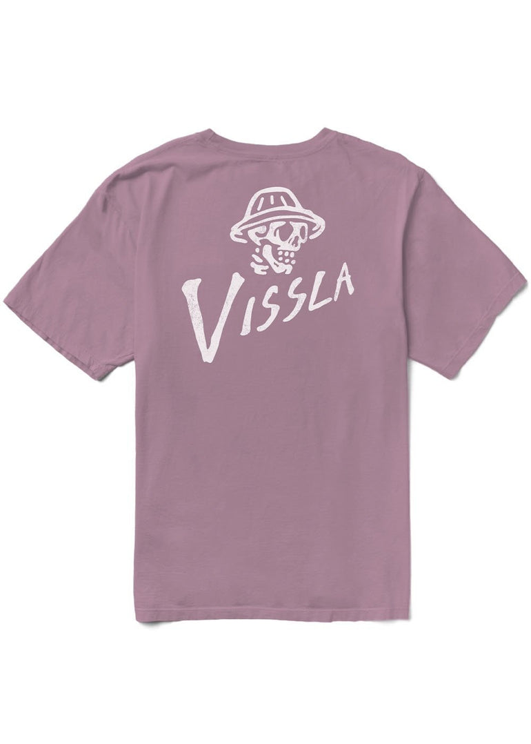 Vissla Brain Bucket Premium Organic PKT Tee - PLM - Stoke Outlets