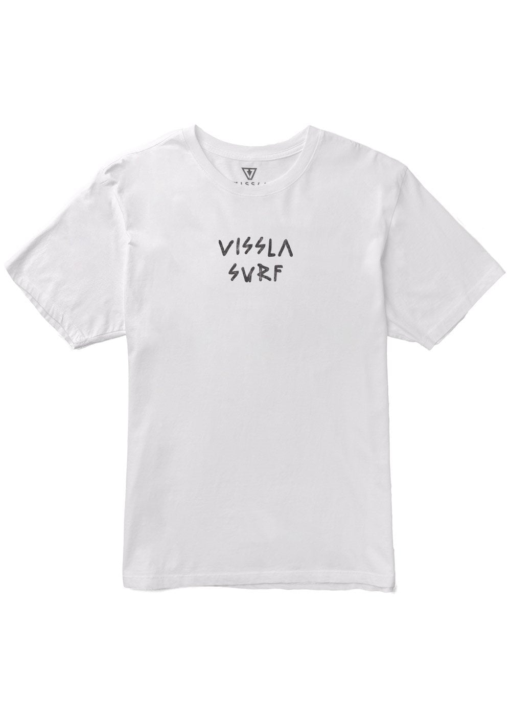 Vissla Burnt Up Organic Tee - WHT - Stoke Outlets