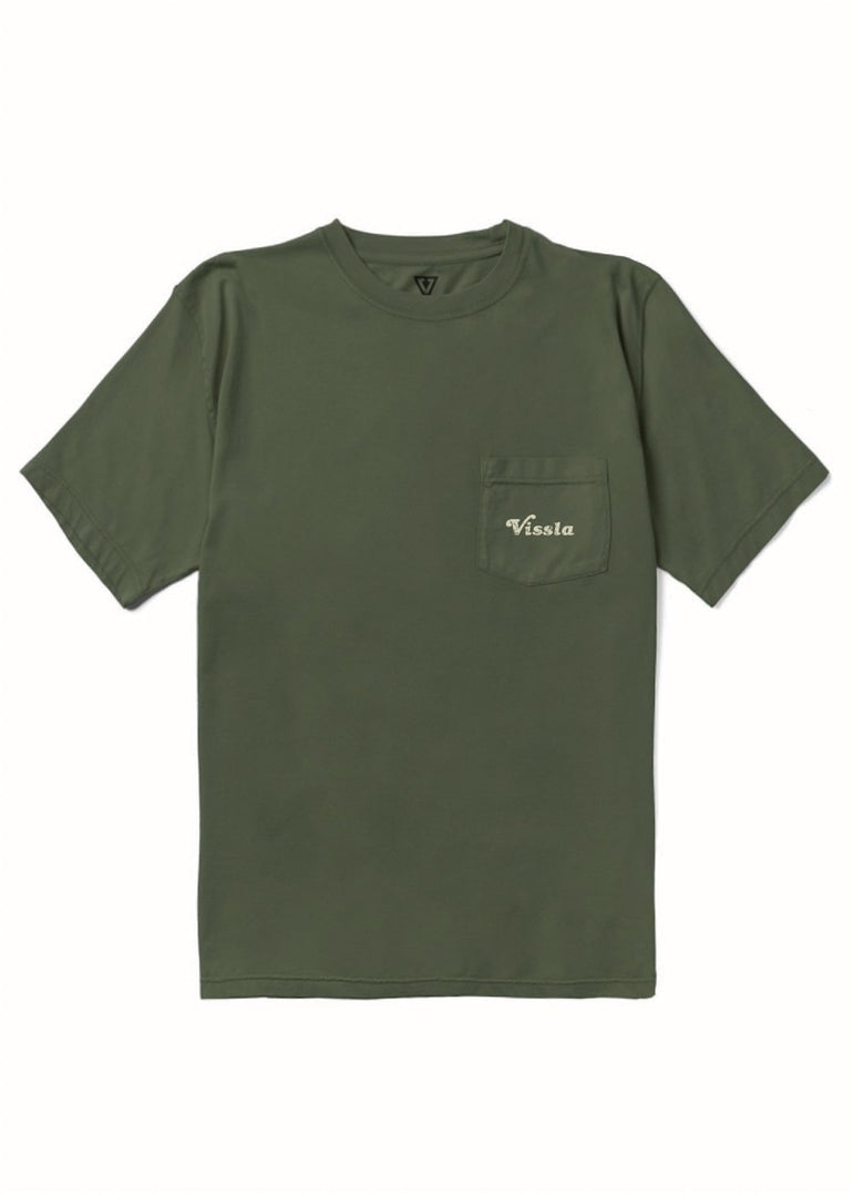 Vissla Caught Inside Premium Organic PKT Tee - SUR - Stoke Outlets