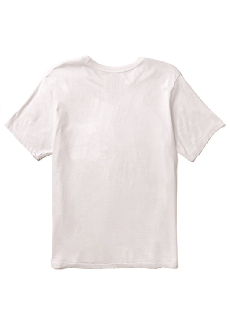 Vissla Centered Organic Tee-WHT - Stoke Outlets