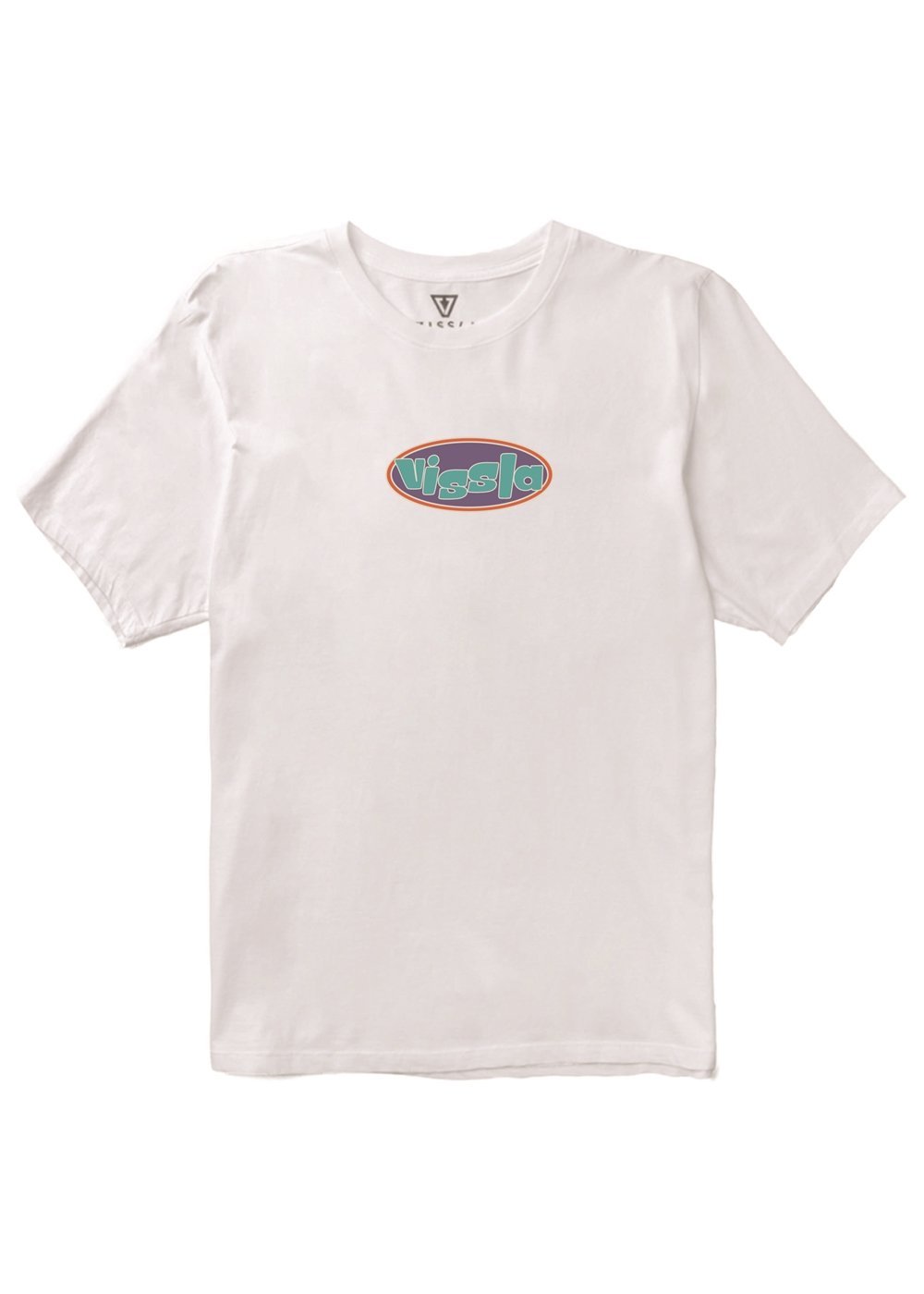 Vissla Centered Organic Tee-WHT - Stoke Outlets