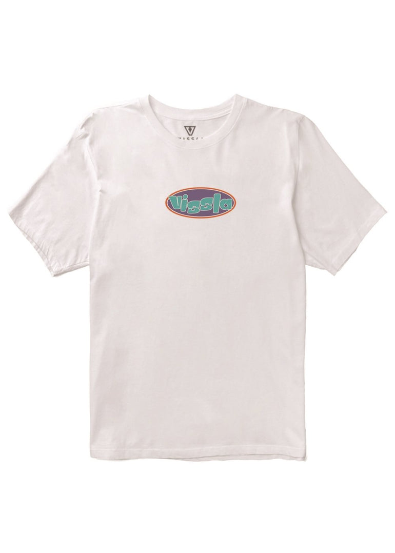Vissla Centered Organic Tee-WHT - Stoke Outlets