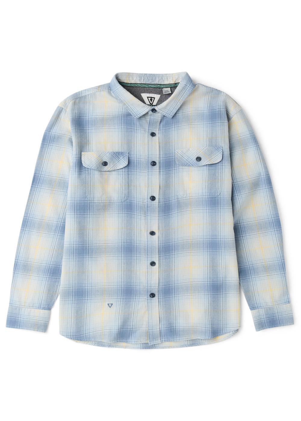Vissla Central Coast Eco LS Flannel -DEN - Stoke Outlets