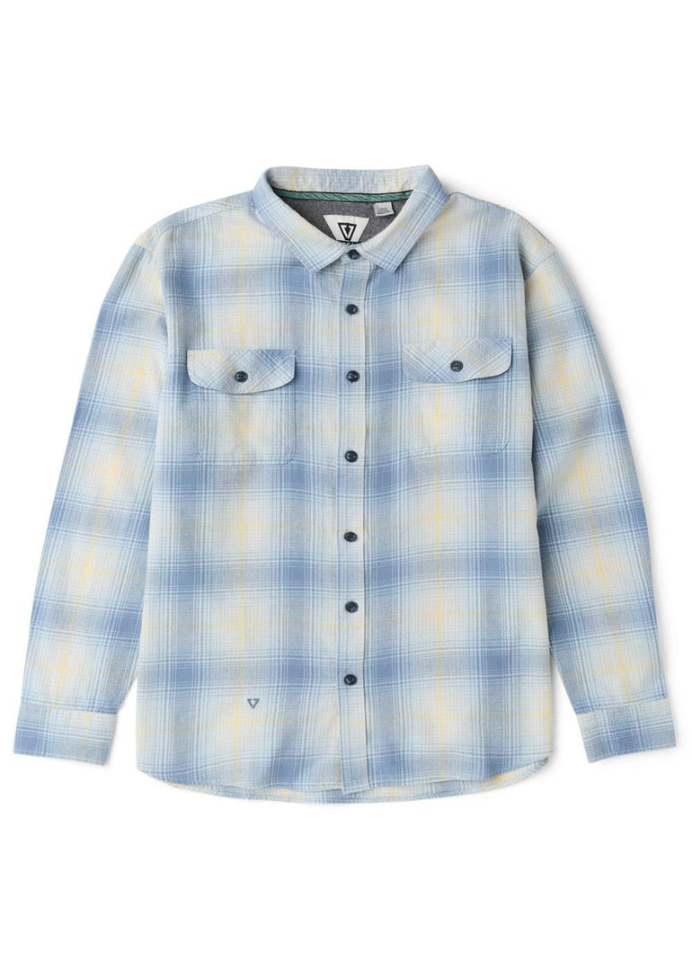 Vissla Central Coast Eco LS Flannel -DEN - Stoke Outlets