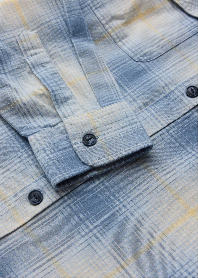 Vissla Central Coast Eco LS Flannel -DEN - Stoke Outlets