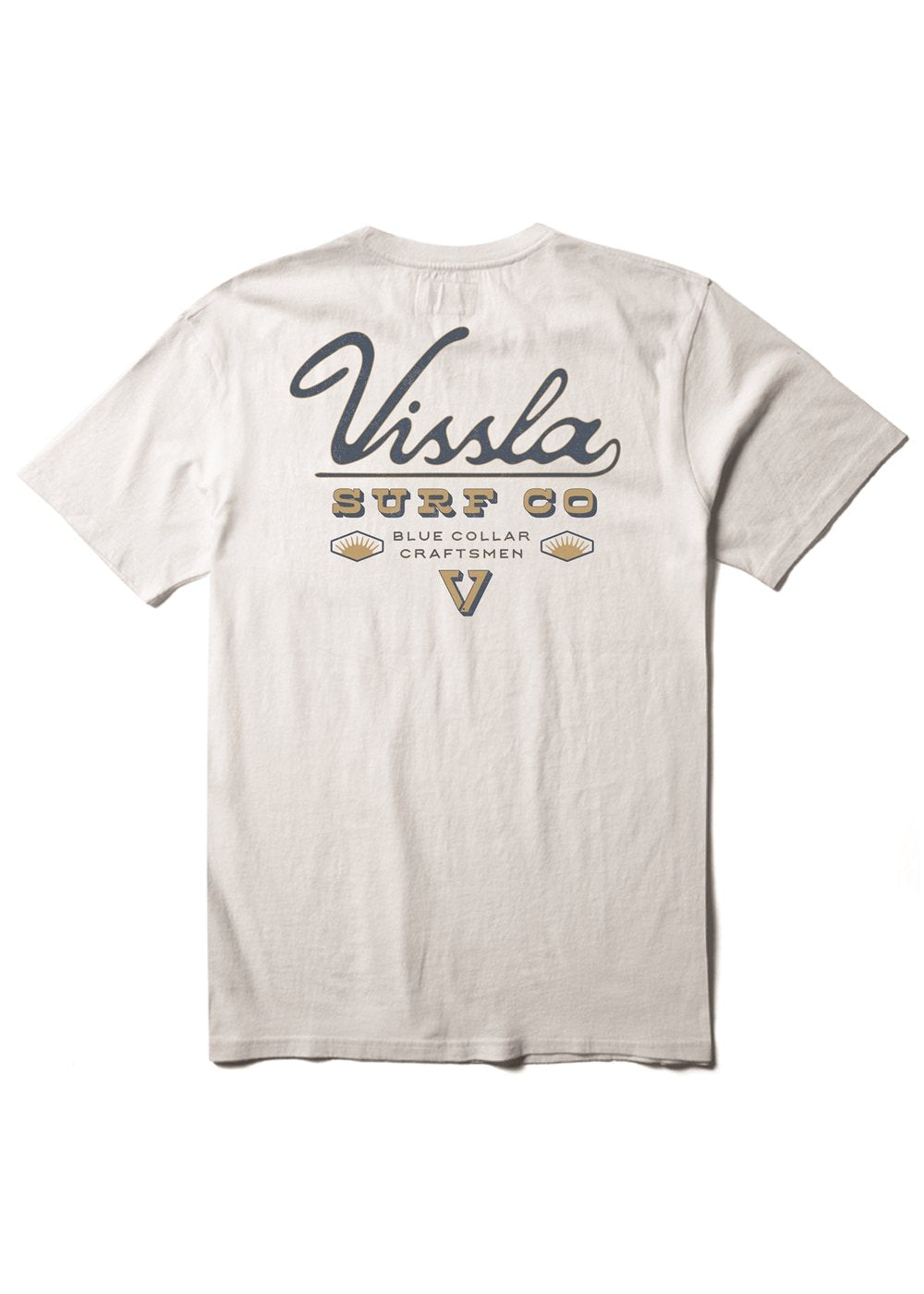 Vissla Craftsman SS Tee-WHT - Stoke Outlets