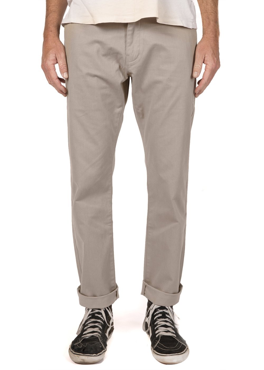 Vissla Creators Port Chino Pant, Khaki - Stoke Outlets