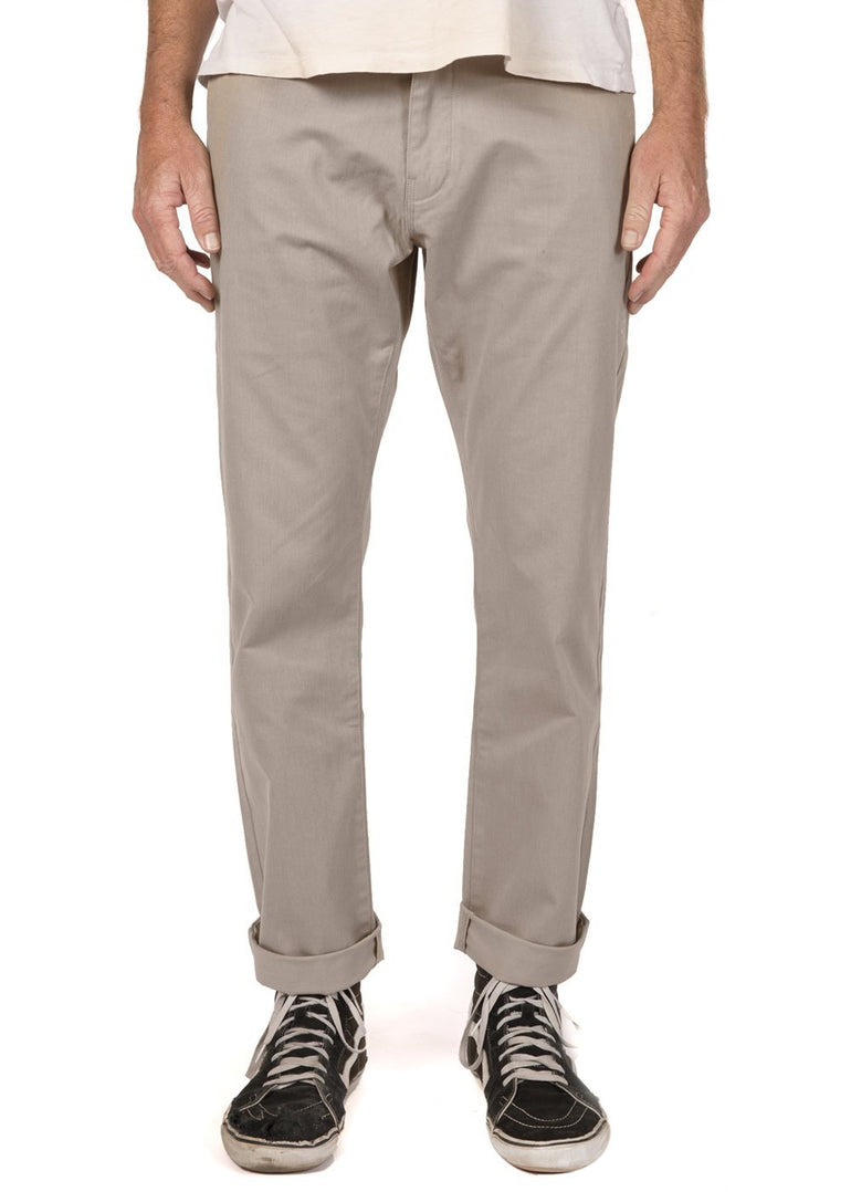 Vissla Creators Port Chino Pant, Khaki - Stoke Outlets