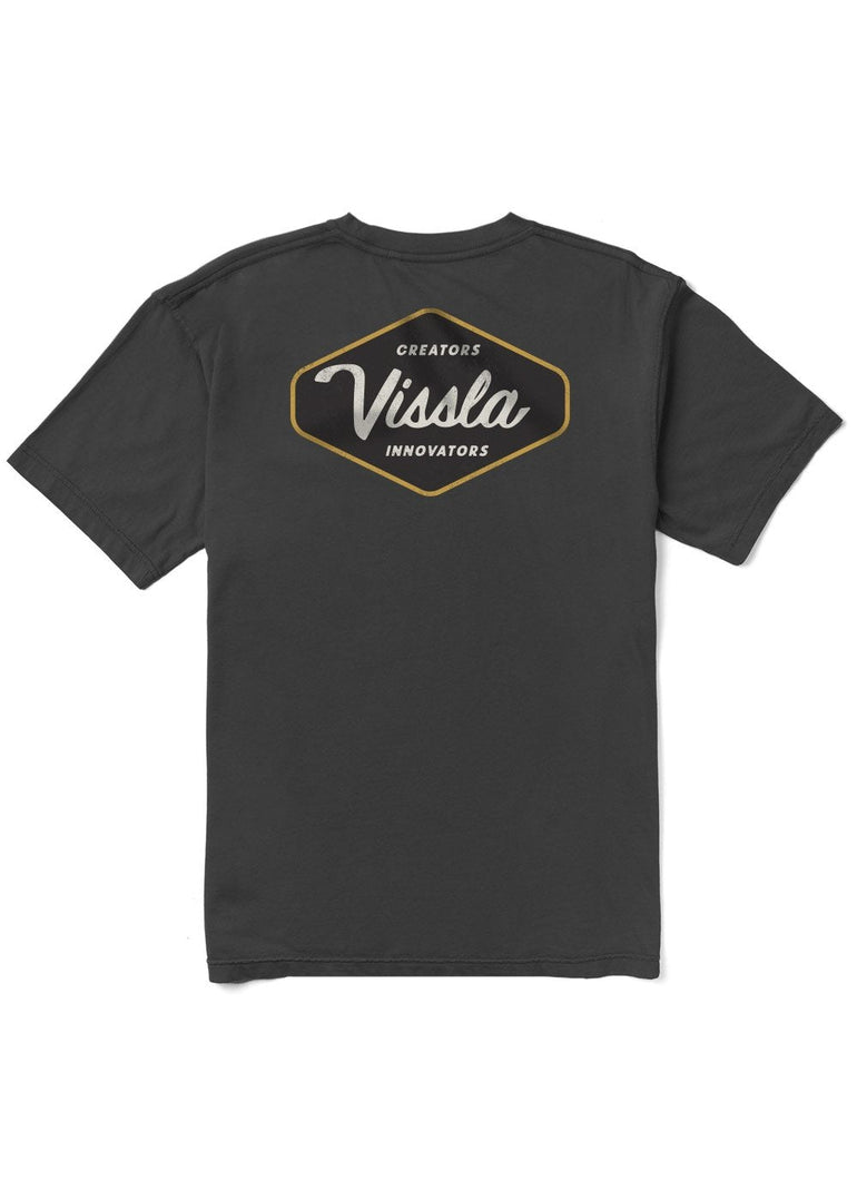 Vissla Creators Premium PKT Tee - BLK - Stoke Outlets