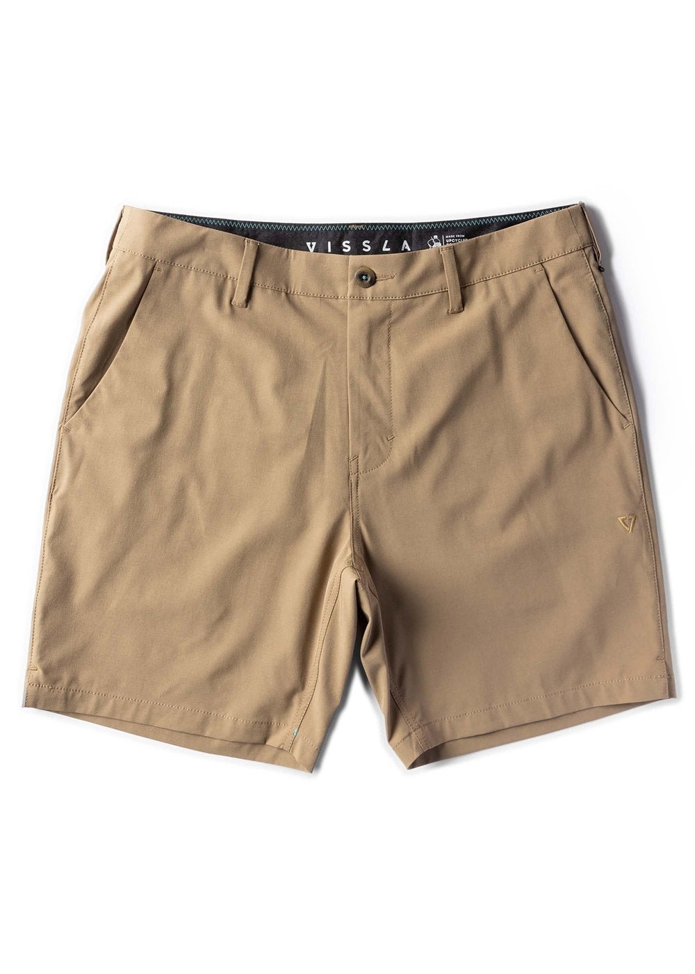 Vissla Cutlap Eco 17.5" Hybrid Walkshort-KHA - Stoke Outlets