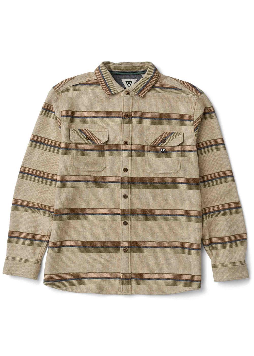 Vissla Descanso Heavy Flannel-BN2 - Stoke Outlets