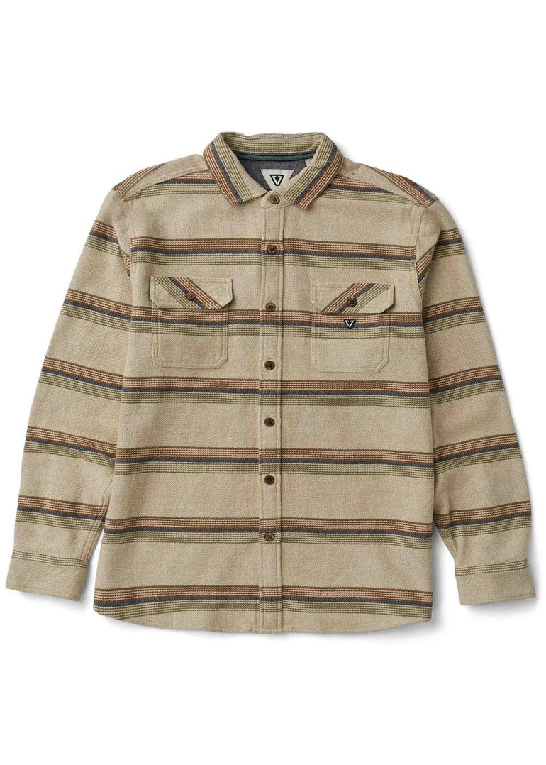 Vissla Descanso Heavy Flannel-BN2 - Stoke Outlets