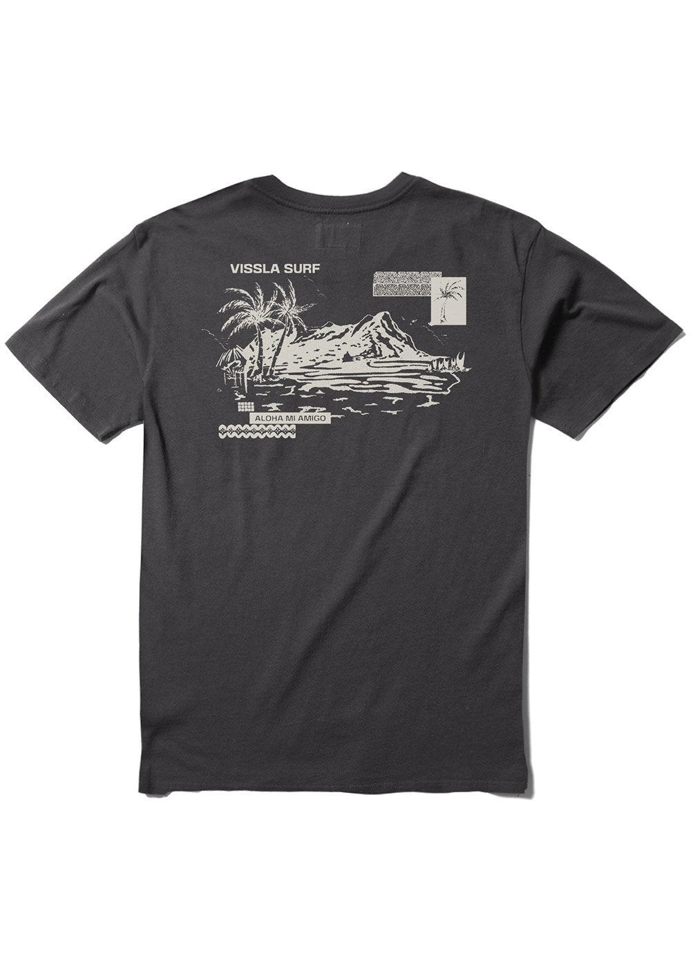 VISSLA☆SOLAR SWELLS SS TEE プリント コットン 半袖 Tシャツ 2354-0027-1.jpg