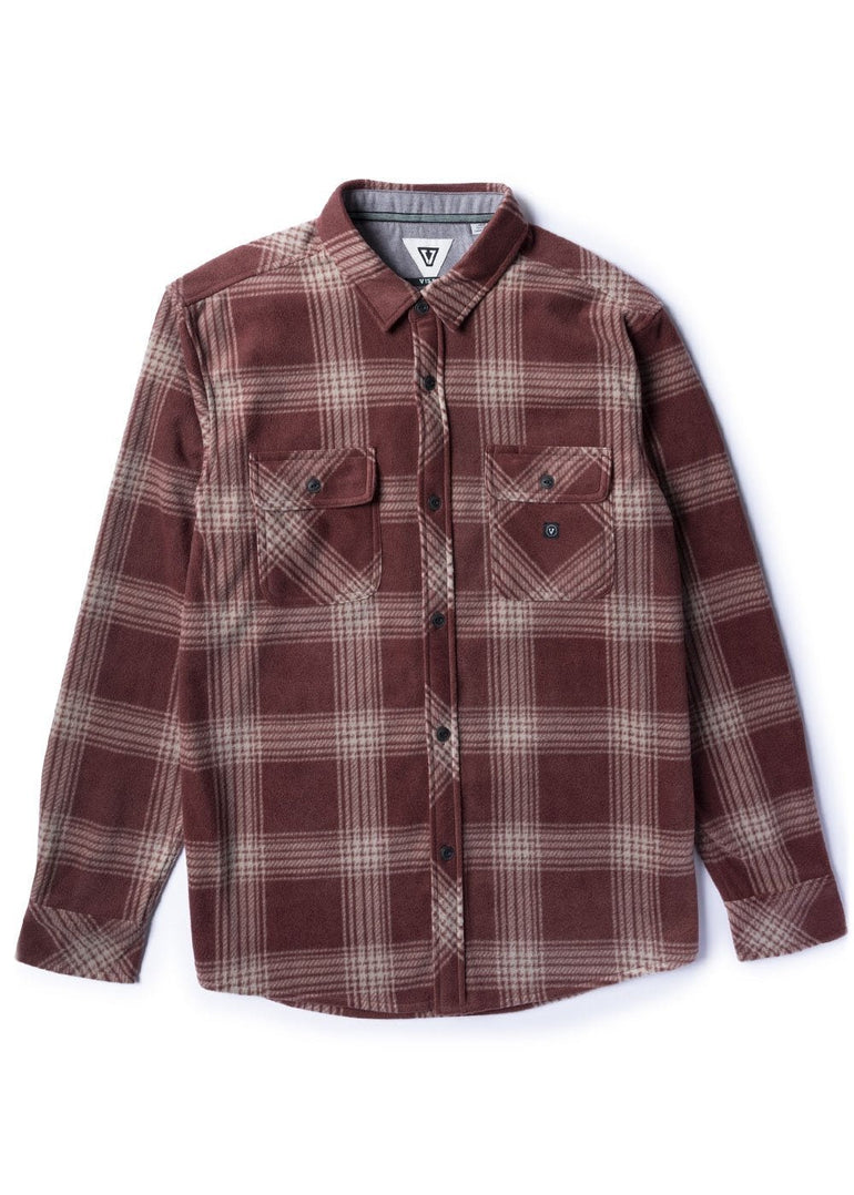 Vissla Eco - zy Long Sleeve Polar Flannel - Stoke Outlets