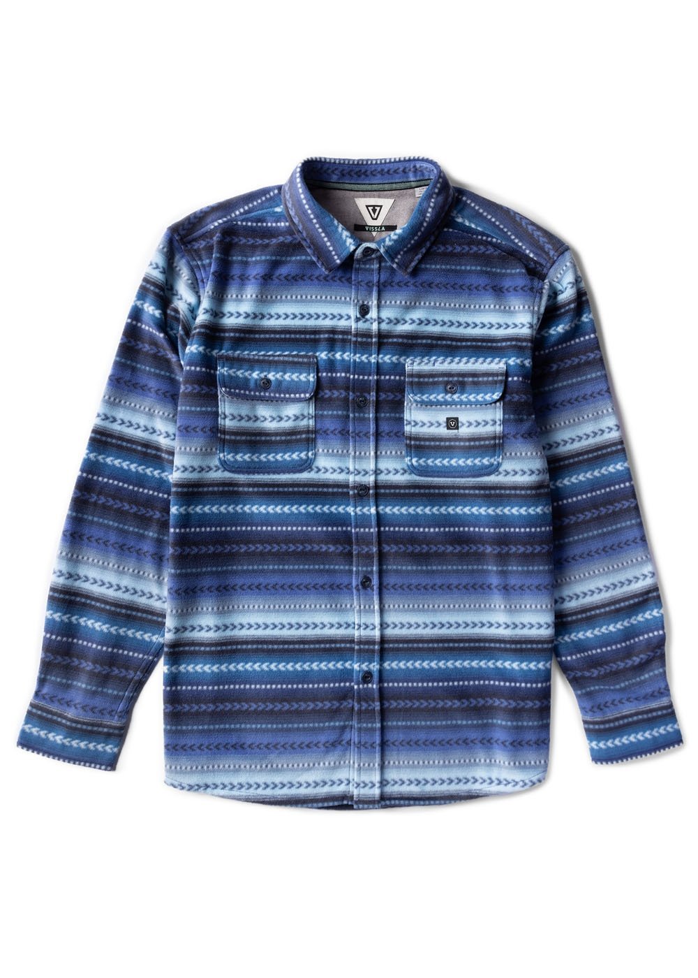 Vissla Eco - zy Long Sleeve Polar Flannel - Stoke Outlets