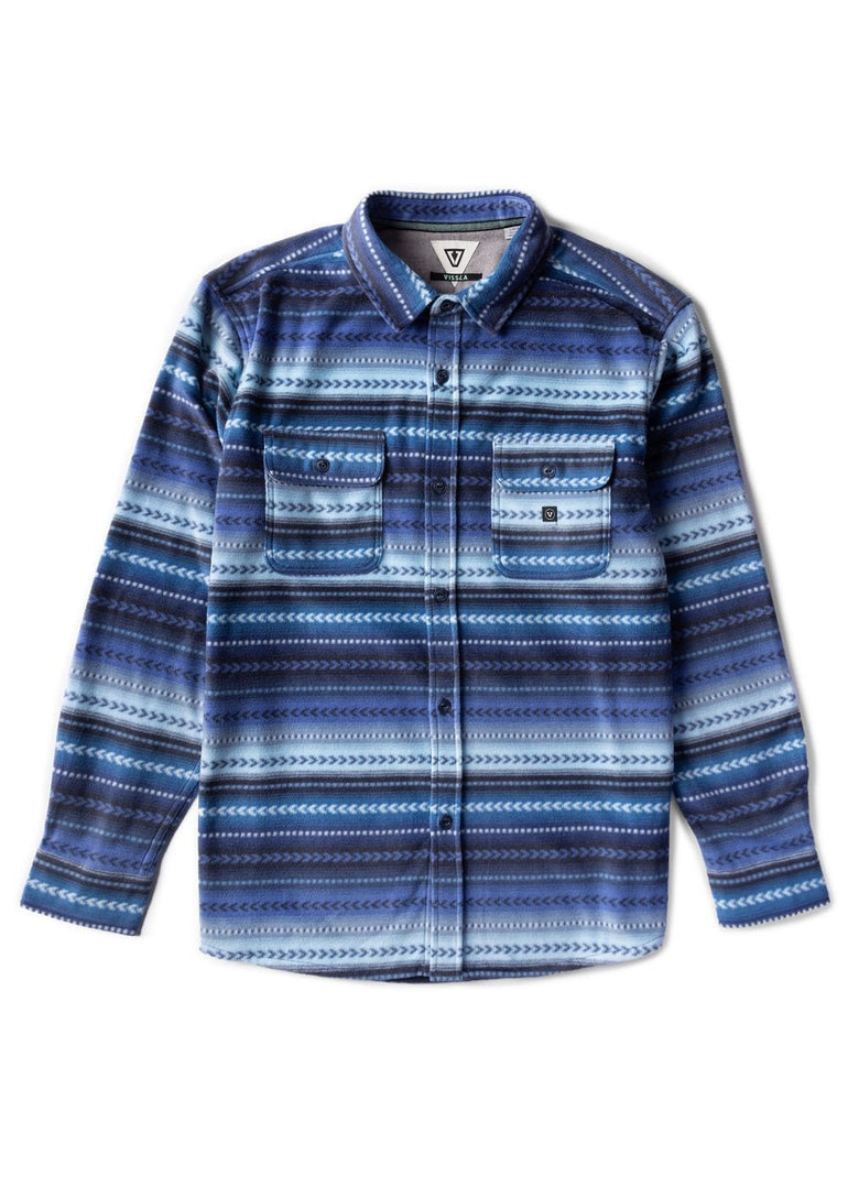 Vissla Eco - zy Long Sleeve Polar Flannel - Stoke Outlets