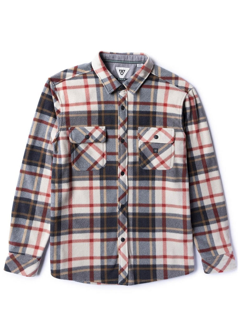 Vissla Eco - zy Long Sleeve Polar Flannel - Stoke Outlets