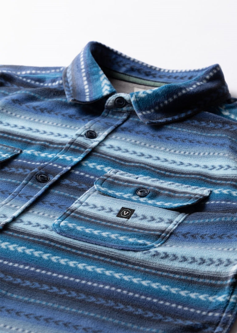 Vissla Eco - zy Long Sleeve Polar Flannel - Stoke Outlets