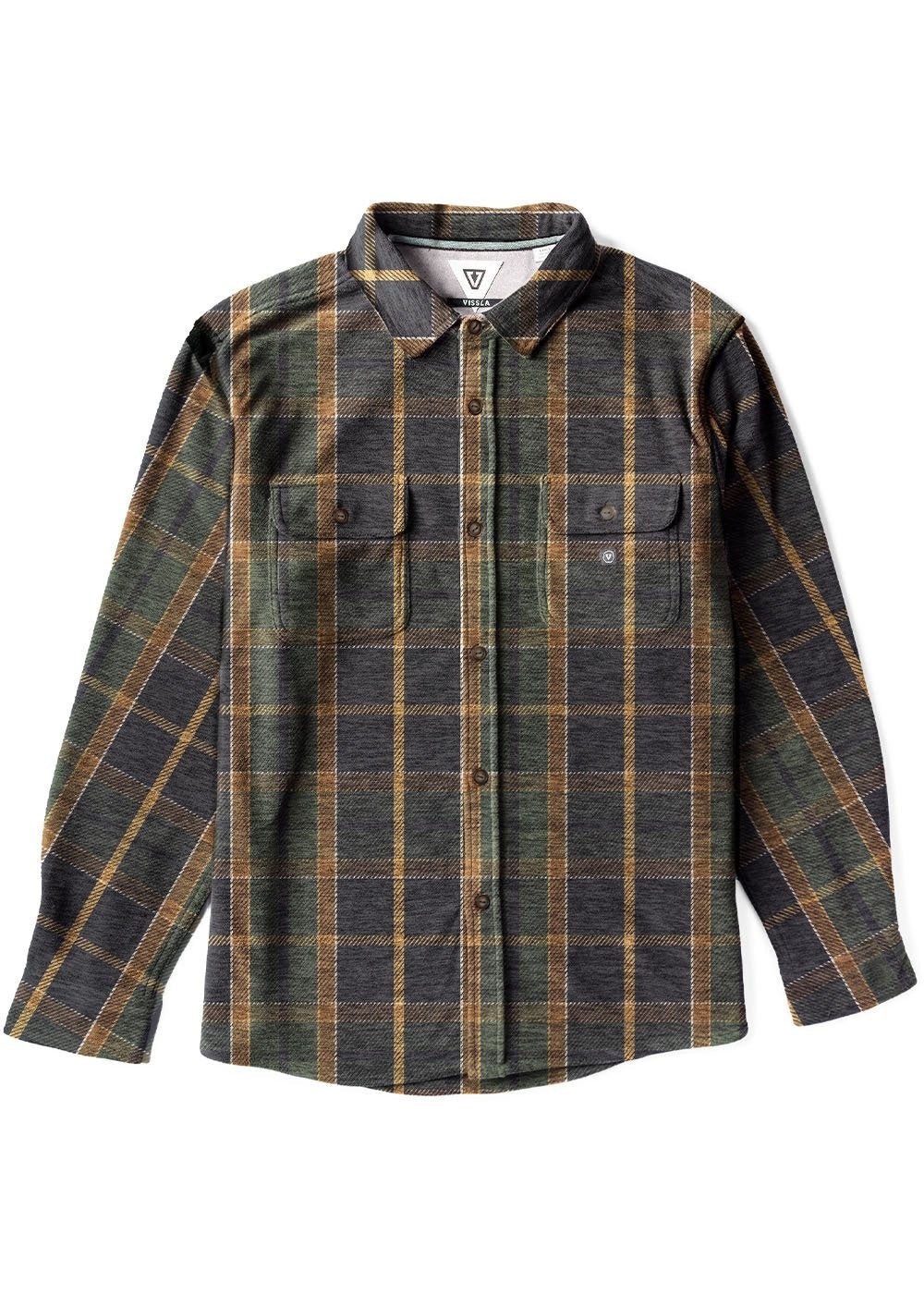 Vissla Eco - zy Long Sleeve Polar Flannel - Stoke Outlets