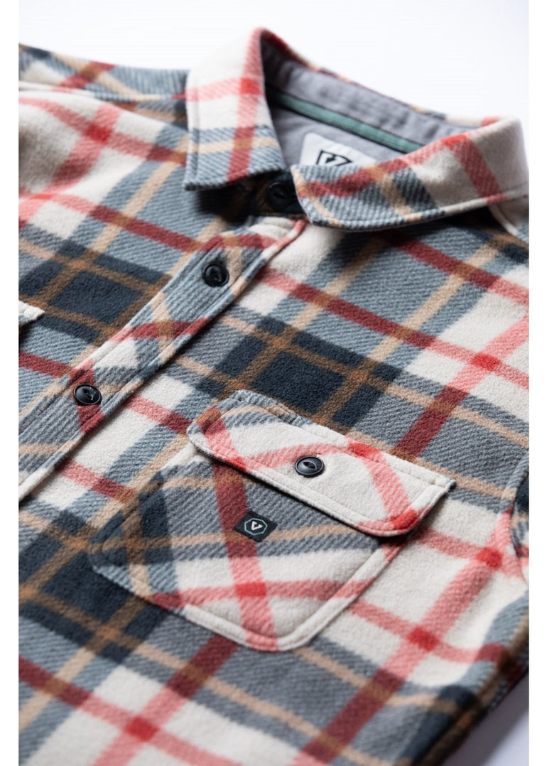 Vissla Eco - zy Long Sleeve Polar Flannel - Stoke Outlets