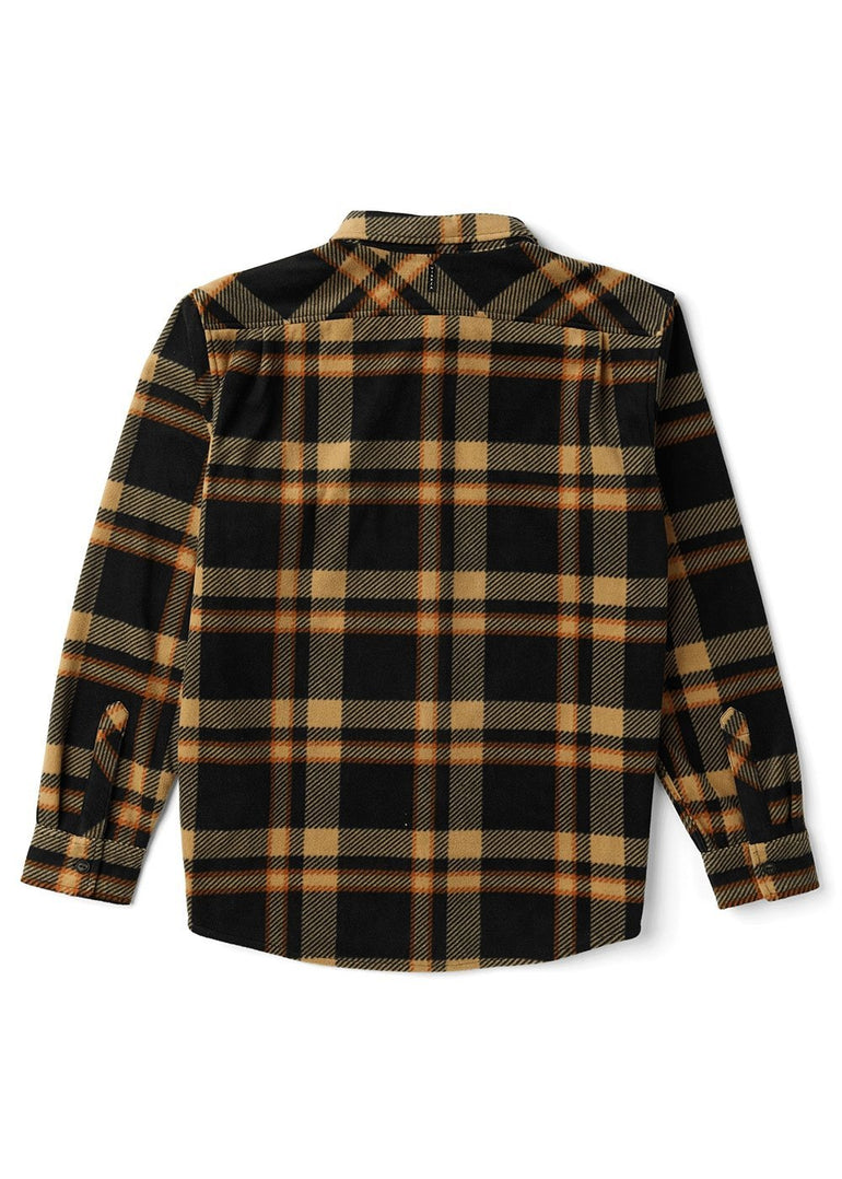 Vissla Eco - zy LS Polar Flannel - BLK - Stoke Outlets