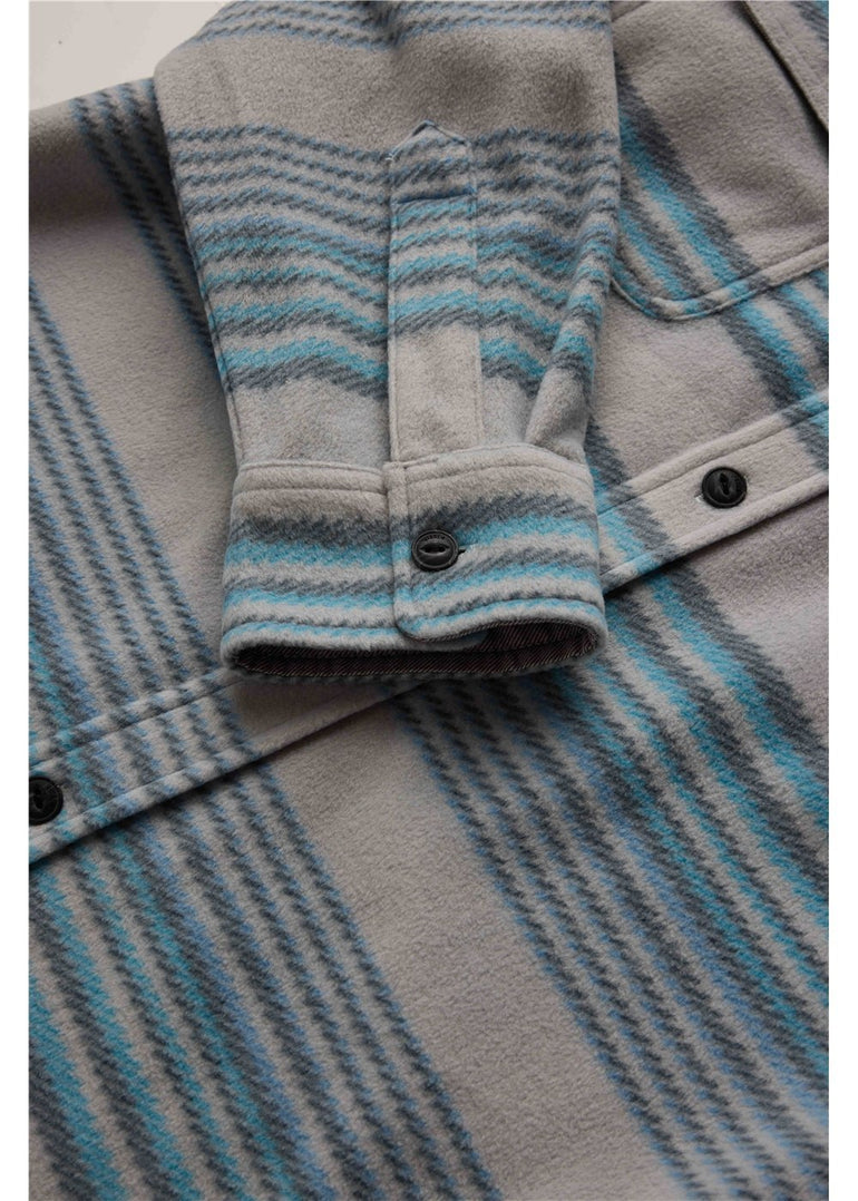 Vissla Eco-zy LS Polar Flannel-SGY - Stoke Outlets