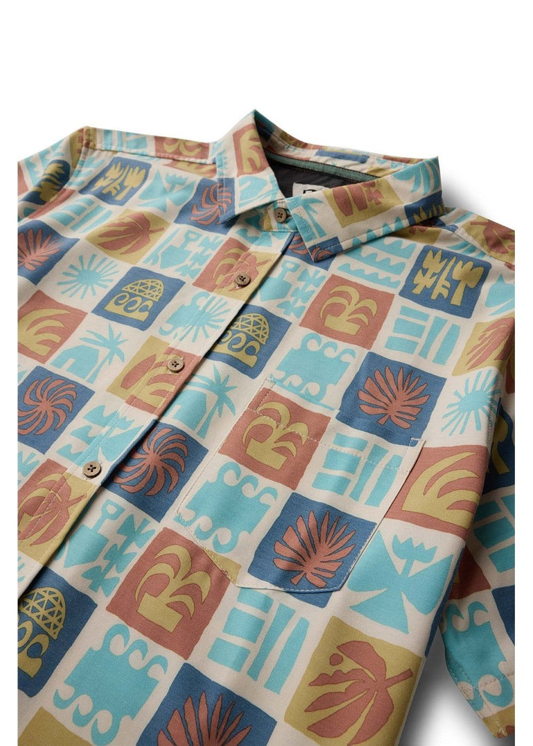 Vissla Ecology Center Hybrid Eco SS Shirt-SND - Stoke Outlets