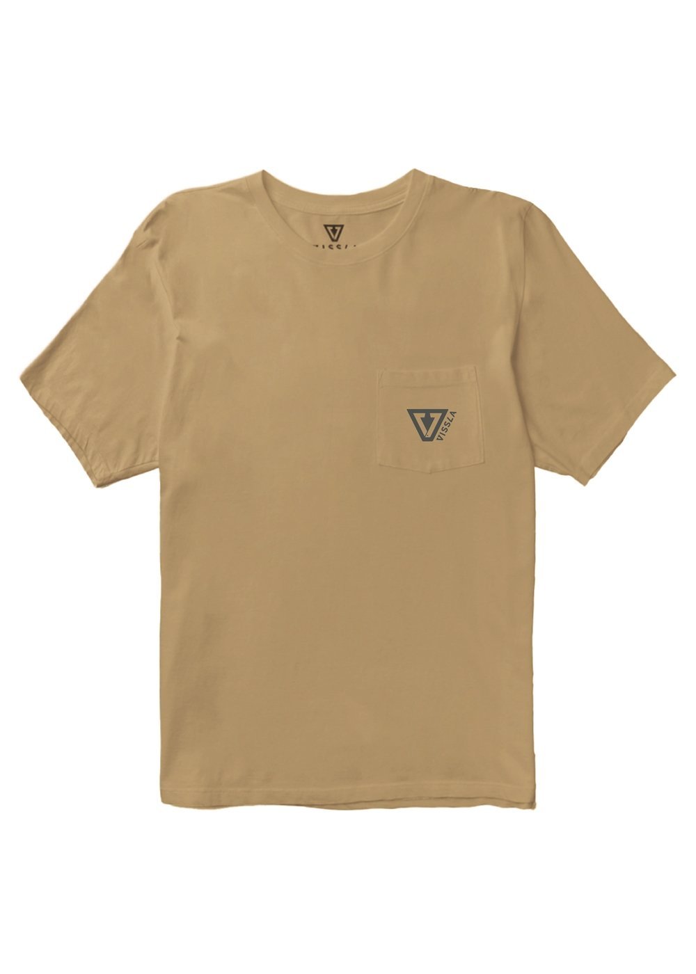 Vissla Established Premium Organic PKT Tee-BRZ - Stoke Outlets