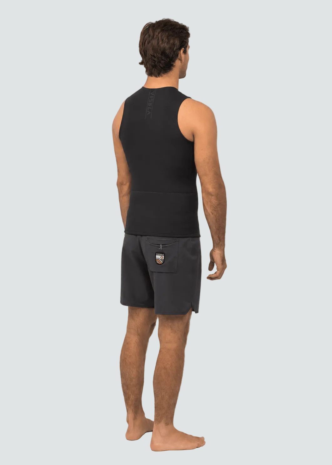 Vissla Front Zip Wetsuit Vest, Stealth - Stoke Outlets