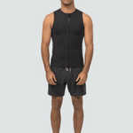 Vissla Front Zip Wetsuit Vest, Stealth - Stoke Outlets
