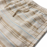 Vissla Grad Stripe 17" Elastic Linen Walkshort-DKS - Stoke Outlets
