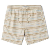 Vissla Grad Stripe 17" Elastic Linen Walkshort-DKS - Stoke Outlets