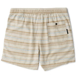 Vissla Grad Stripe 17" Elastic Linen Walkshort-DKS - Stoke Outlets